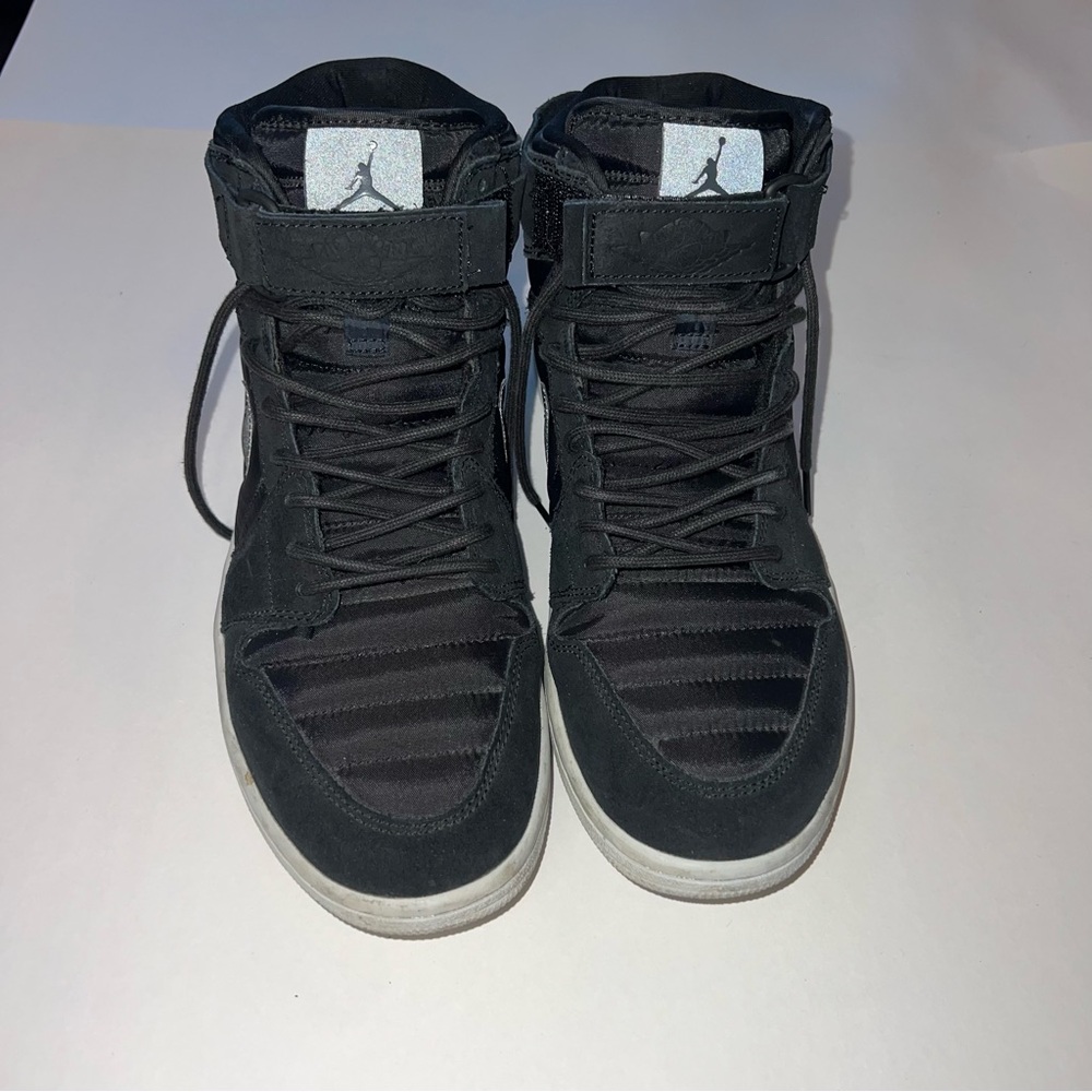 Jordan 1 Retro High Strap Black/Black-Pure Platinum in Original Box-Release ‘17 - Picture 6 of 12